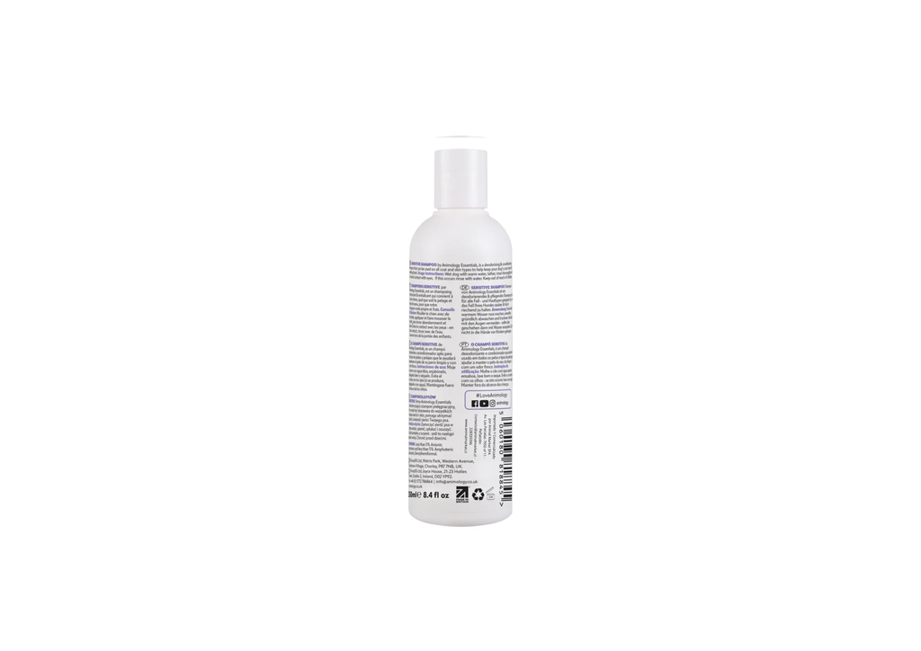 ANIMOLOGY ESSENTIALS SENSITIVE SHAMPOO PARA PERROS 250ML