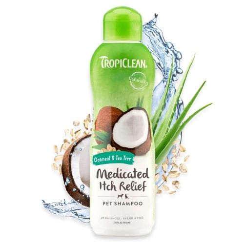 TROPICLEAN OATMEAL AND TEA TREE SHAMPOO 592ML