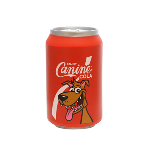 SILLY SQUEAKER SODA CAN CANINE COLA