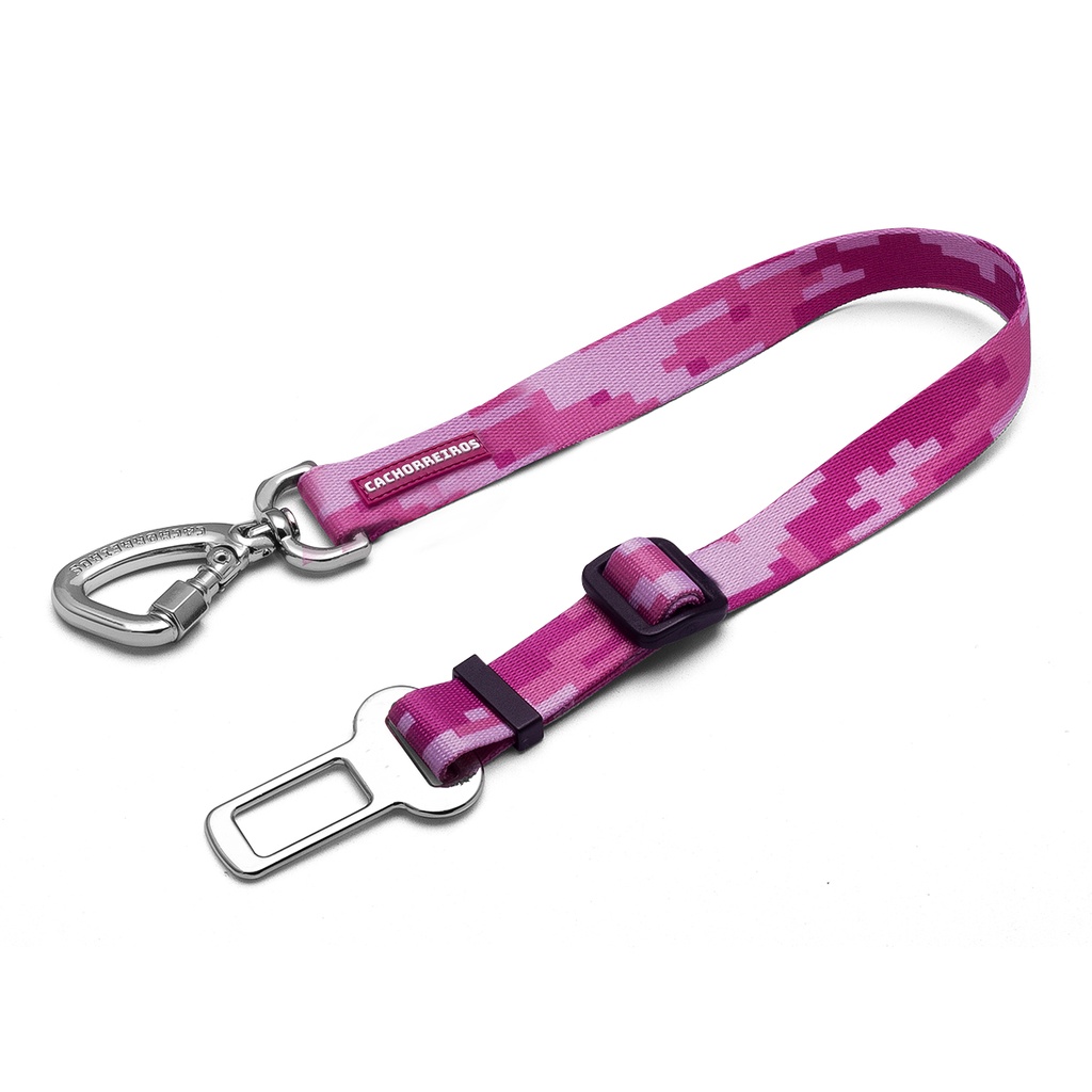 CACHORREIROS CORREA CINTURON DE SEGURIDAD CAMUFLAJE ROSA TALLA P - S