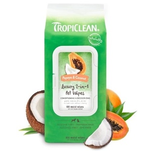 [TR-113] TROPICLEAN LUXURY PAPAYA WIPES 100UN