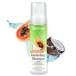 [TR-64] TROPICLEAN WATERLESS PAPAYA & COCONUT PET SHAMPOO 220ML