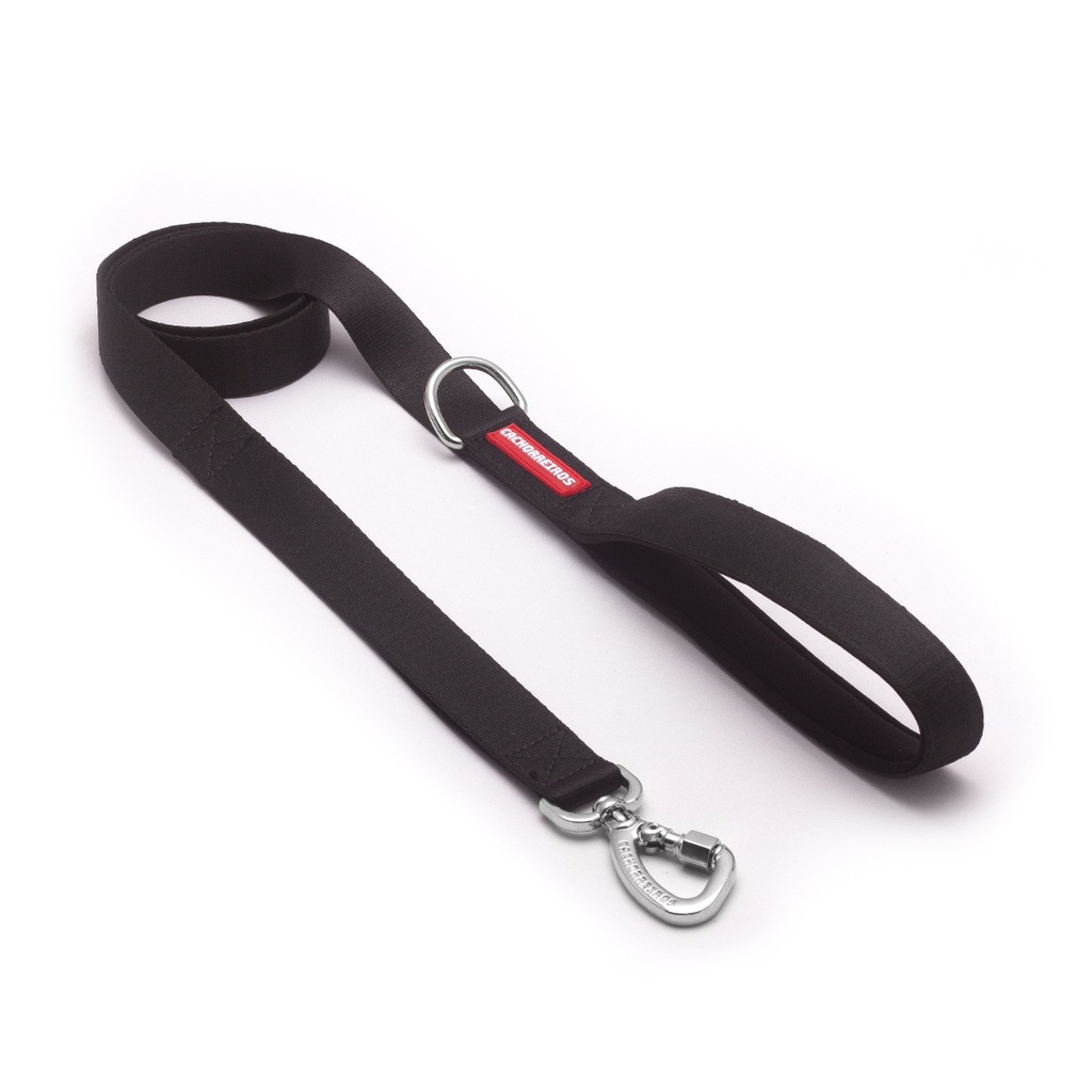 CACHORREIROS SUPER GUIA CORREA GRANDE BLACK