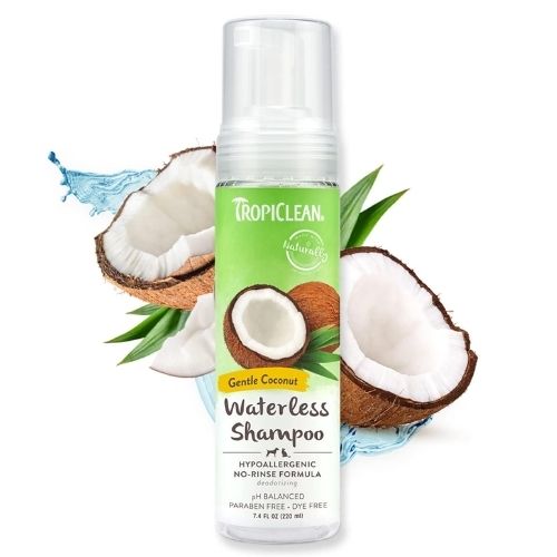 TROPICLEAN WATERLESS HYPO ALLERGENIC PET SHAMPOO 220ML